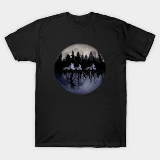 Stranger Things The Upside Down Moon Graphic T-Shirt